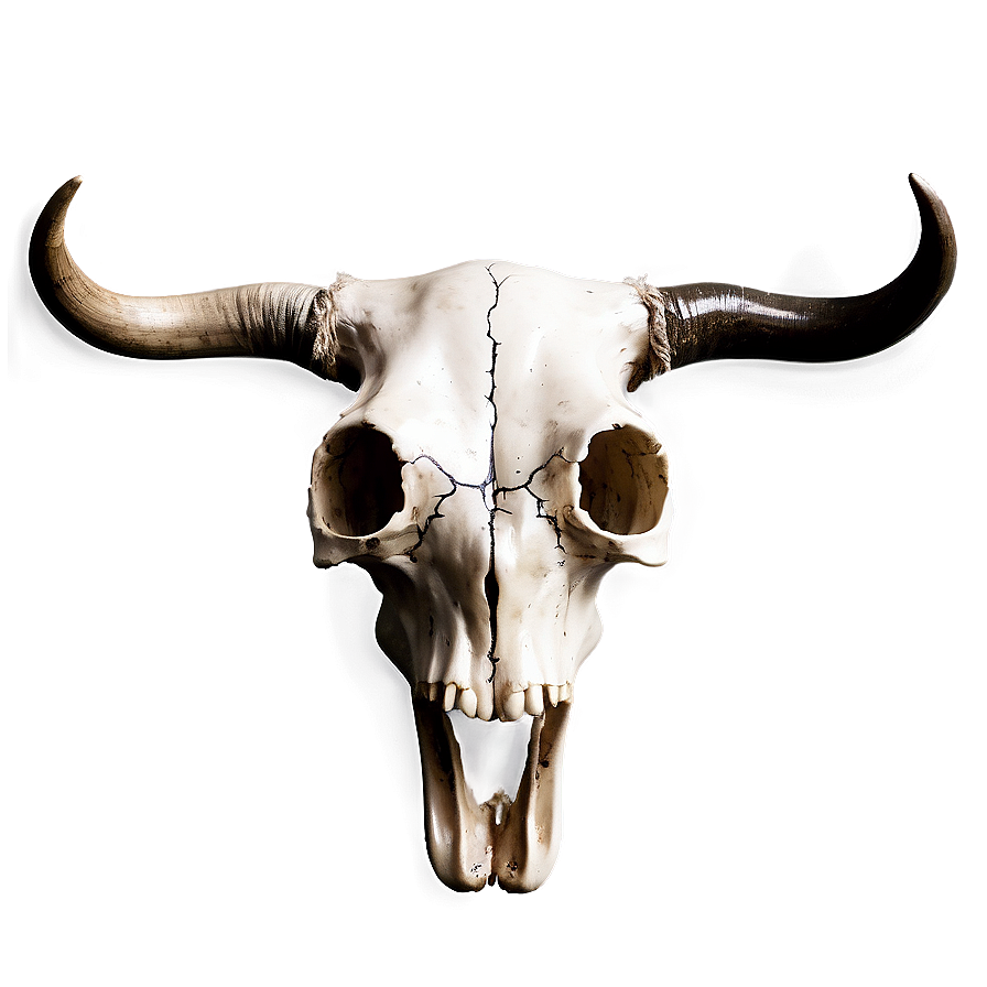 Cow Skull With Lightning Png Oav42 PNG