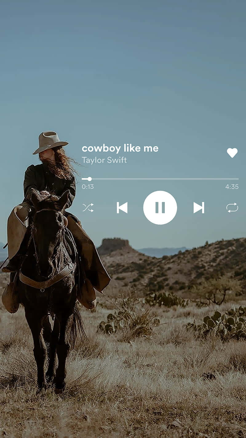 Cowboy-estetiikkamusiikkisoittimen Tausta Taustakuva