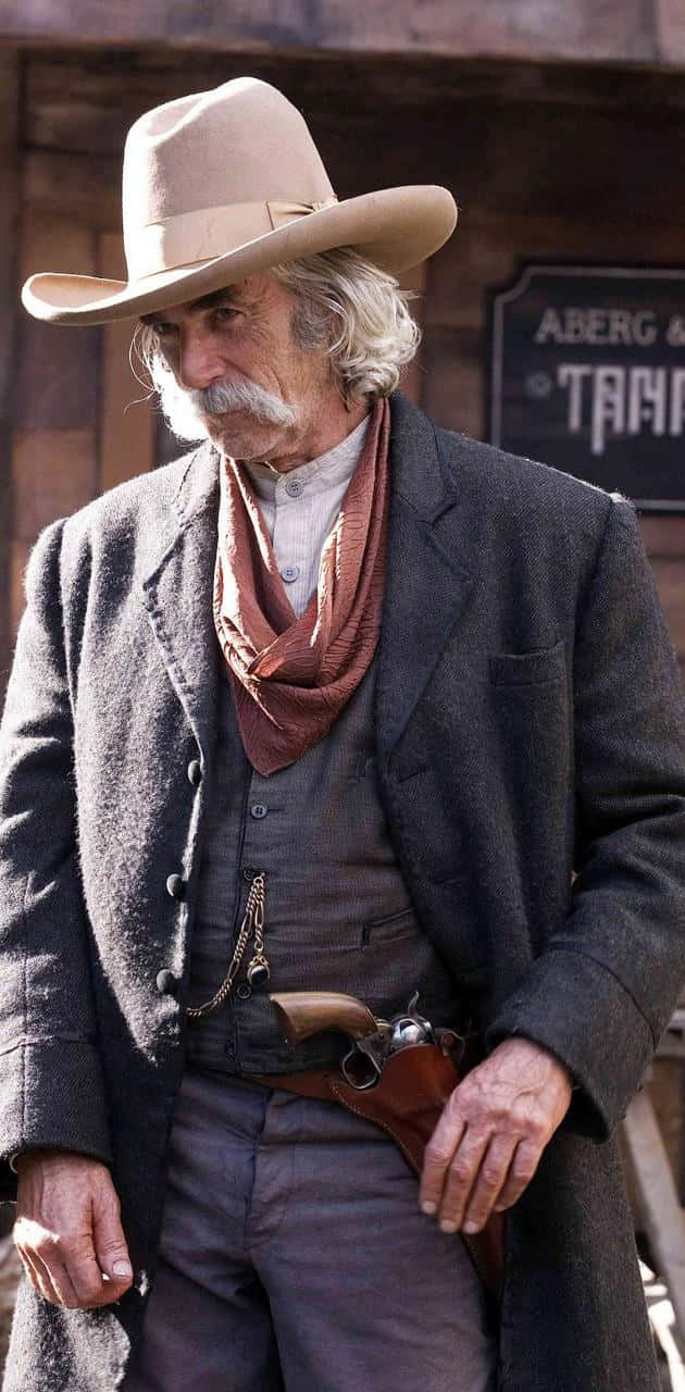 Cowboyamerikanischer Schauspieler Sam Elliott Wallpaper