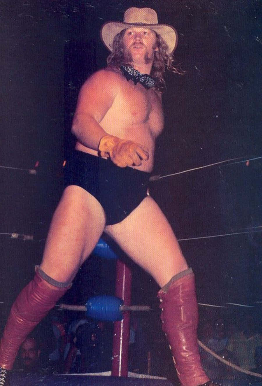 American professional wrestler Wild Bill Irwin in his cowboy attire Wallpaper
