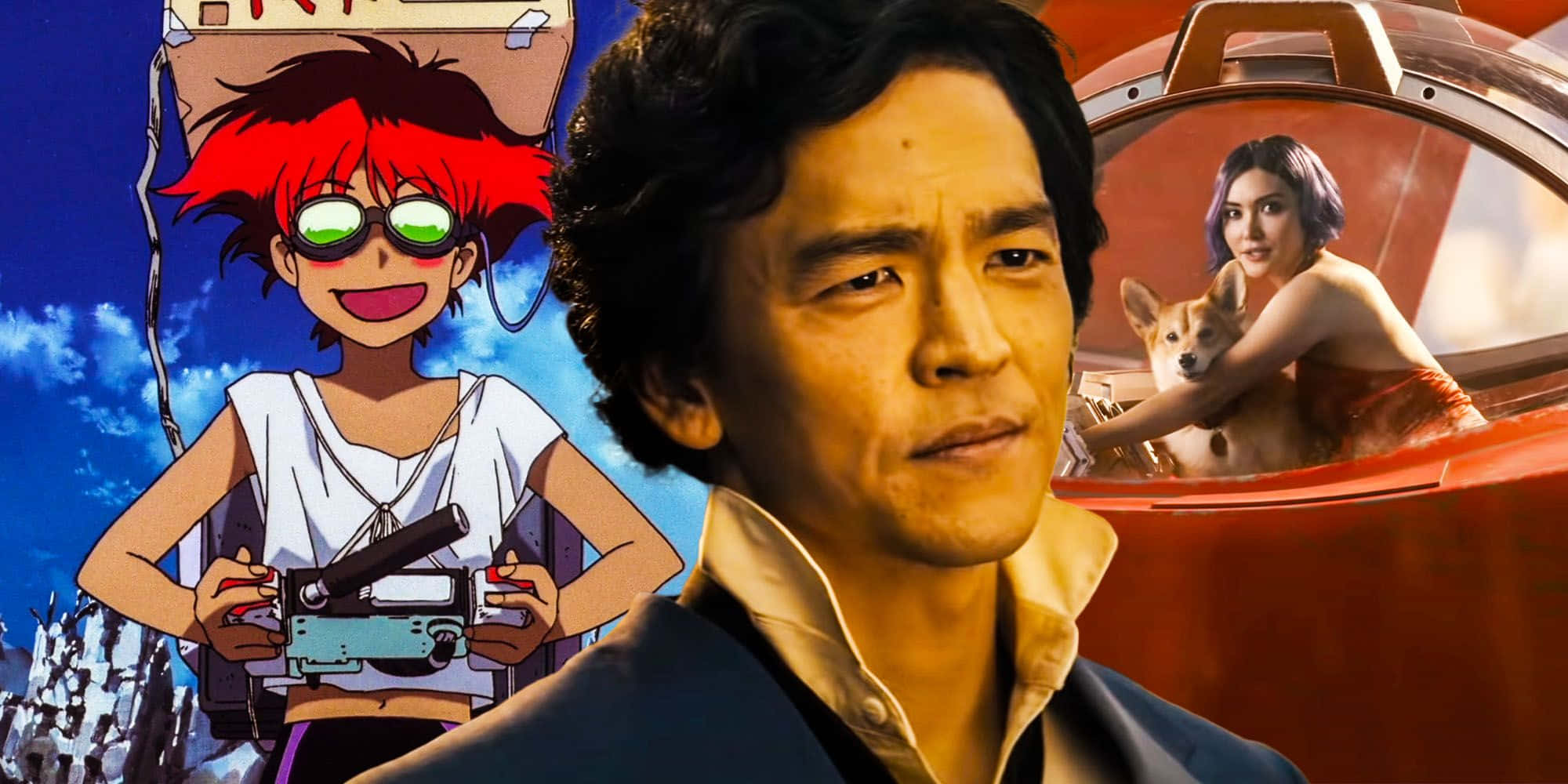 Edward, the genius hacker from Cowboy Bebop, posing with a smile Wallpaper