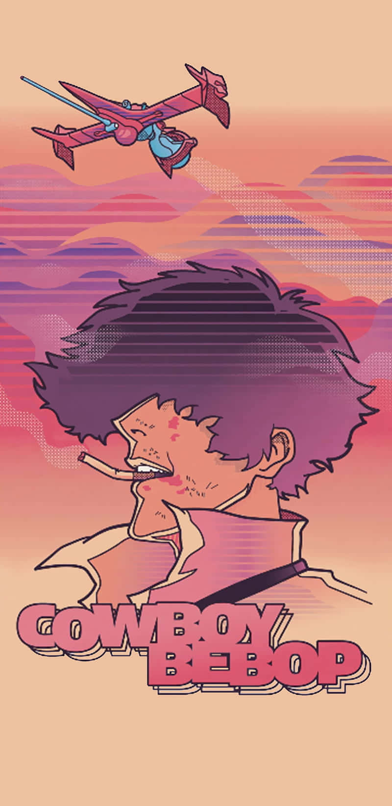 Spike Spiegel from Cowboy Bebop on your Iphone Wallpaper