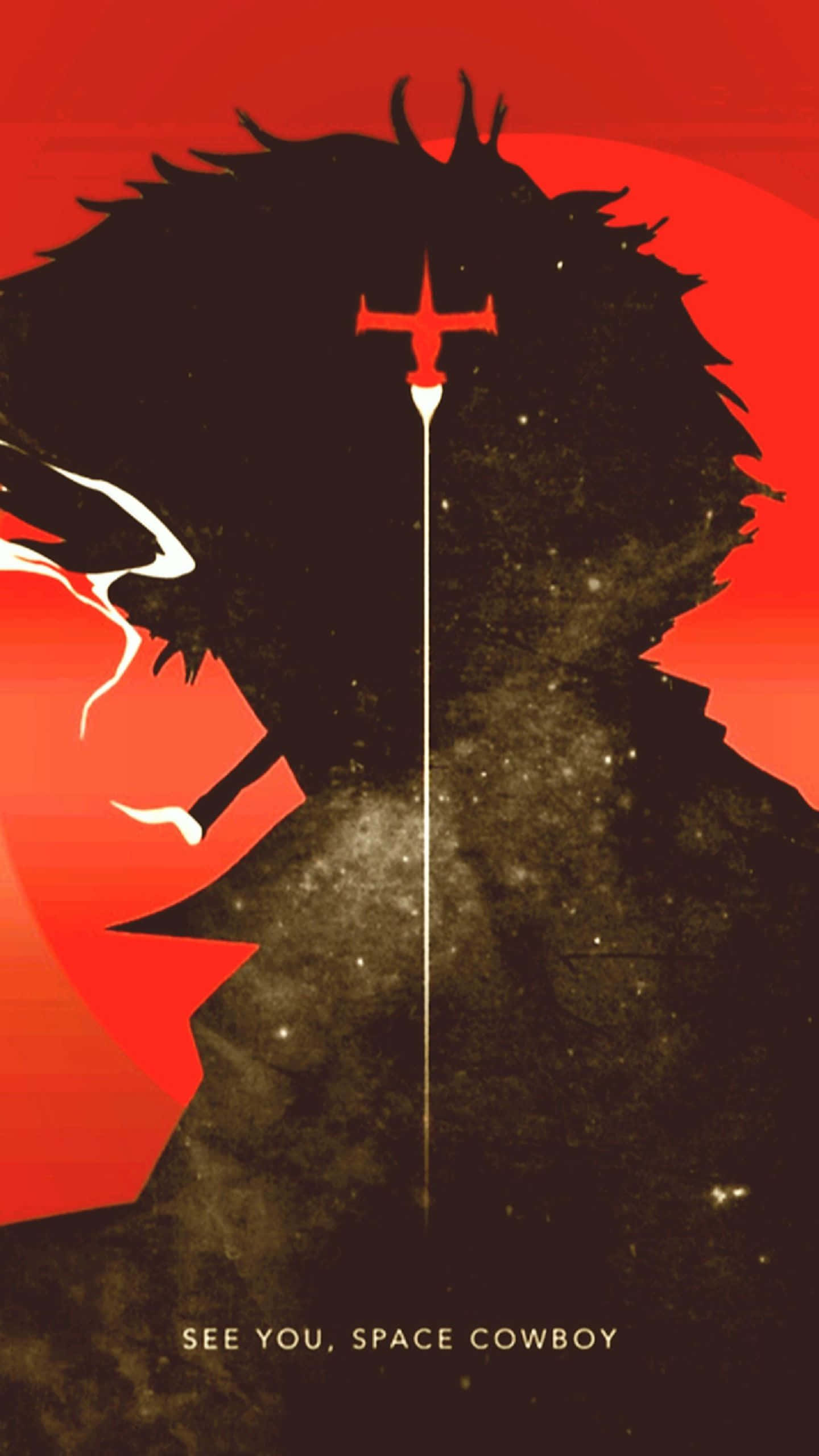 "Live Fast and Take Risks with the Cowboy Bebop Iphone" Wallpaper