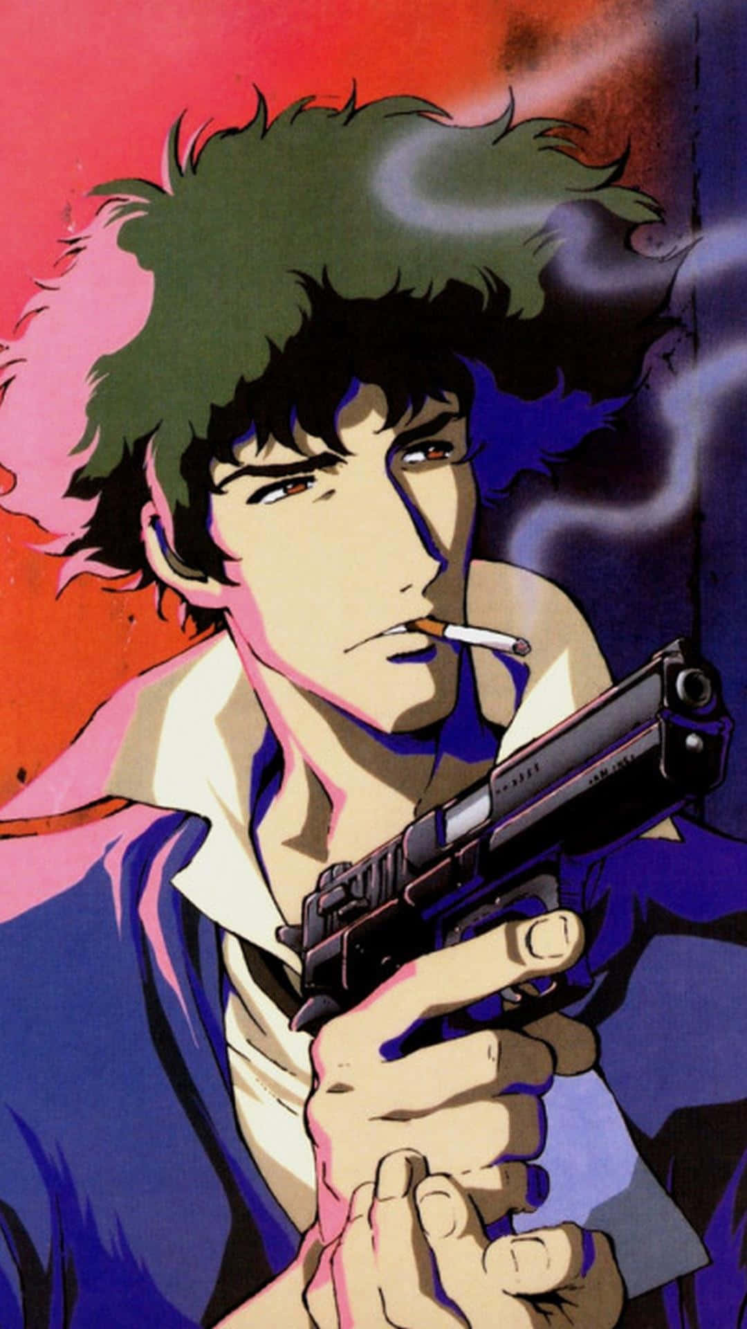 Enjoy the thrill of Cowboy Bebop on your iPhone Wallpaper