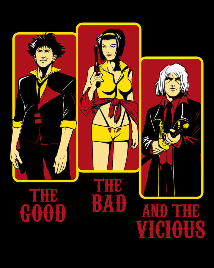 Vicious of Cowboy Bebop standing in the shadows Wallpaper