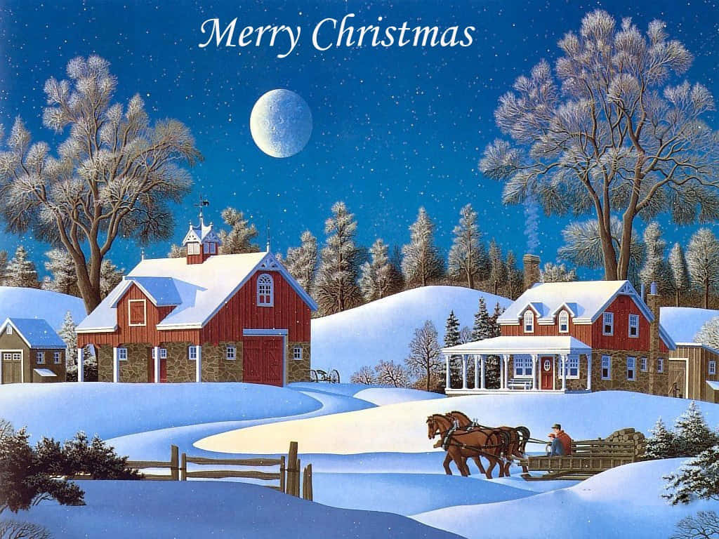 Merry Christmas By John Mcdonald Wallpaper