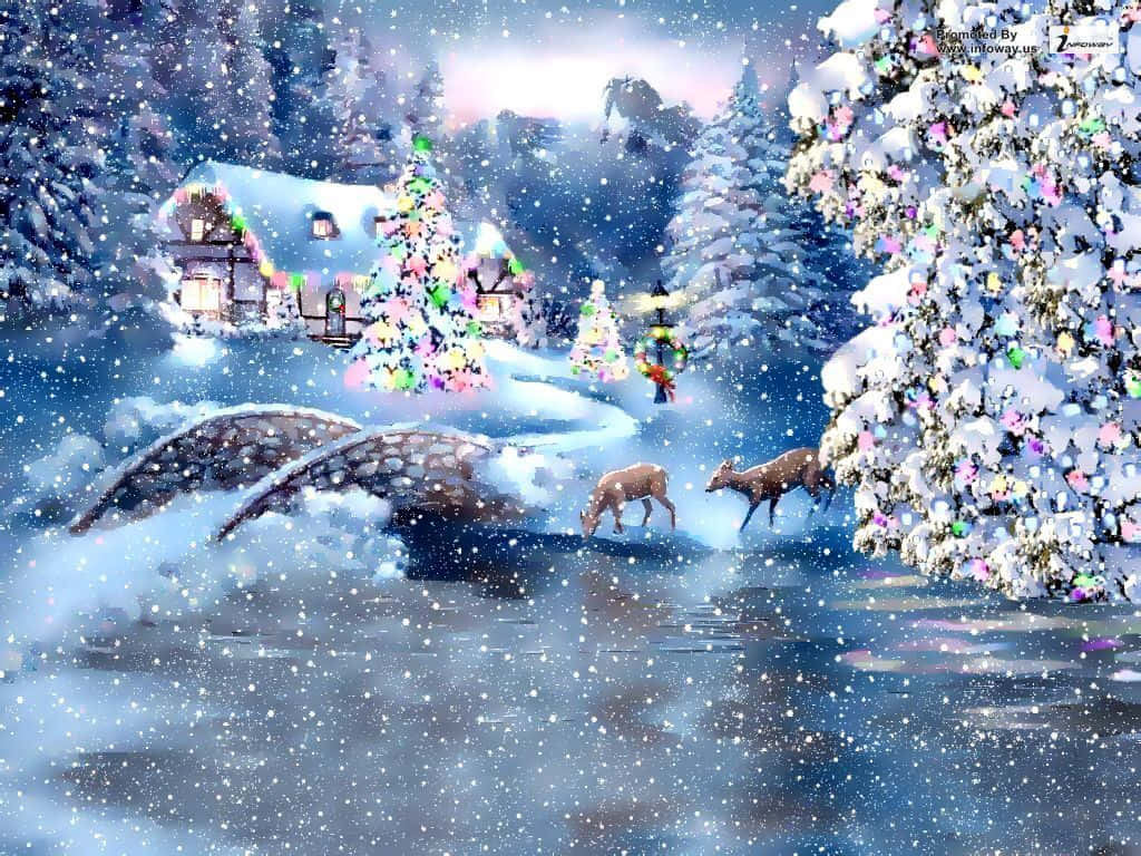 ¡celebrala Navidad Vaquera Con Estilo Este Año! Fondo de pantalla