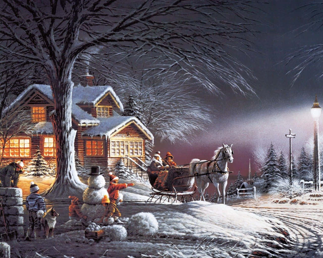 Download Image Enjoy Christmas like a Cowboy Wallpaper | Wallpapers.com