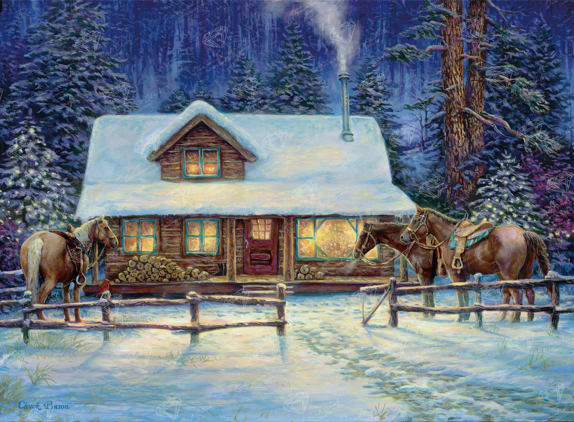 Feiernsie Die Weihnachtszeit Mit Einem Cowboy-weihnachten! Wallpaper