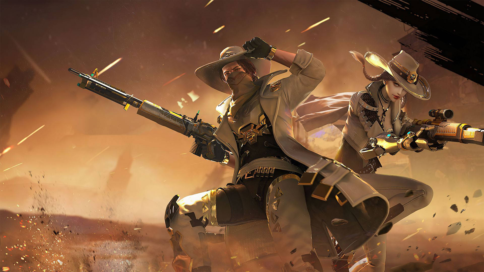 Cowboy Free Fire 2021 Characters Wallpaper