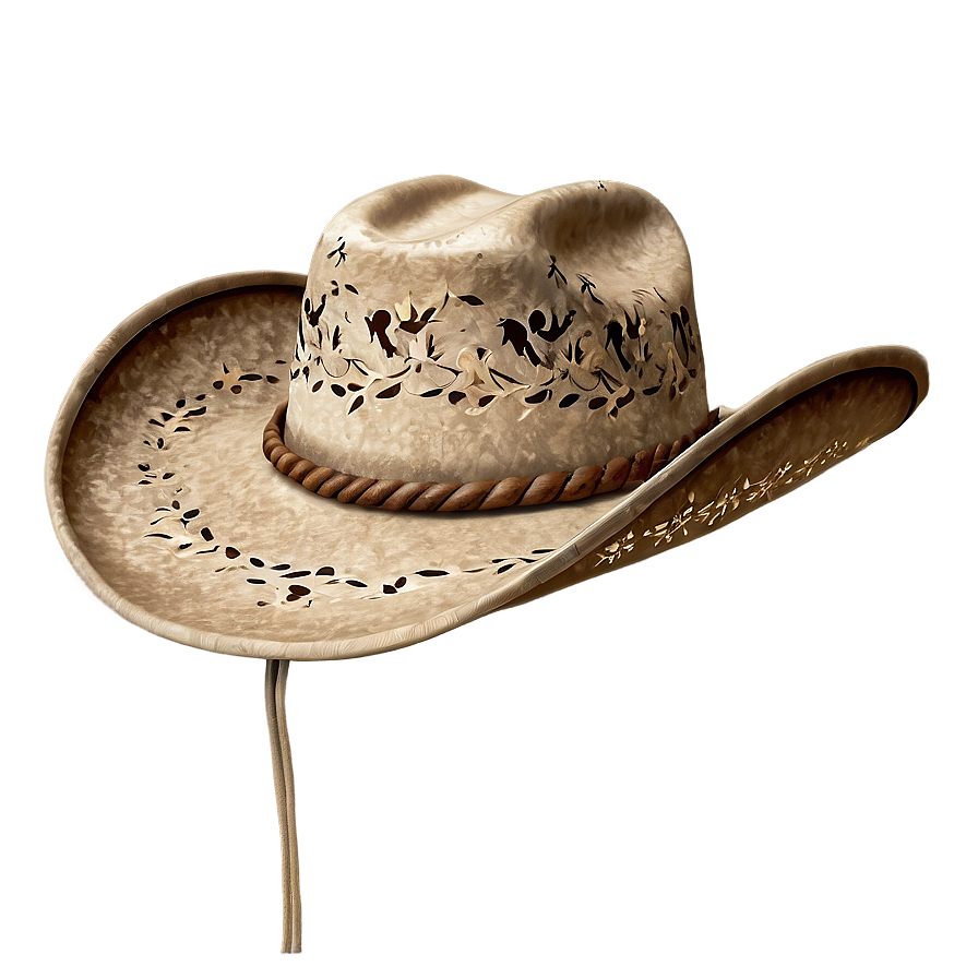 Cowboy Hat Transparent Front View Png 05262024 PNG