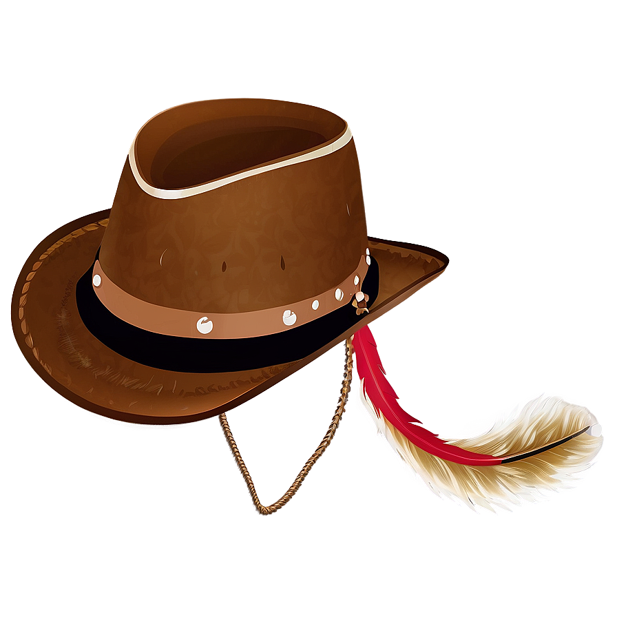 Cowboy Hat Transparent With Feather Png Jtf PNG