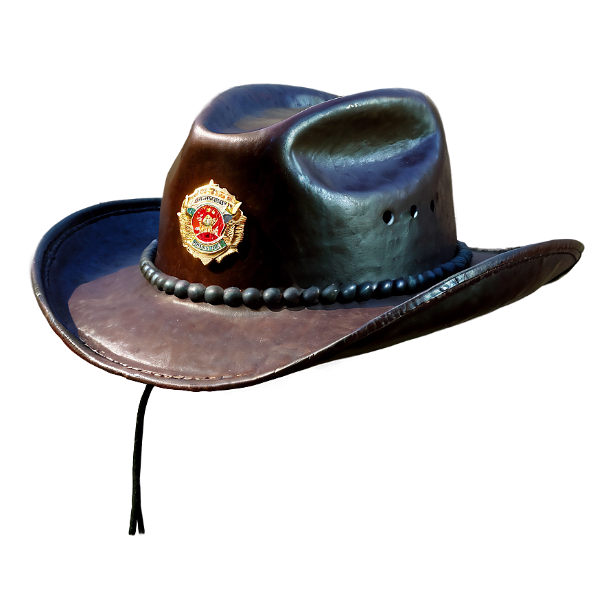 Cowboy Hat With Badge Png Cnk PNG