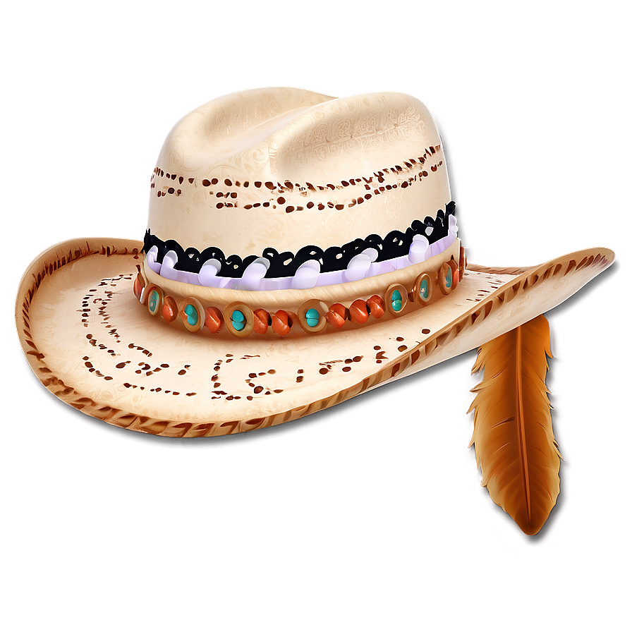 Cowboy Hat With Feathers Png Xsr PNG