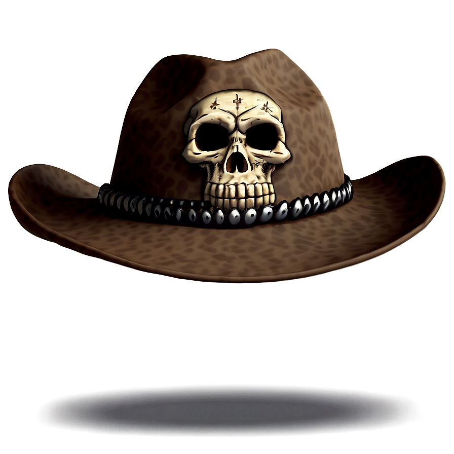 Cowboy Hat With Skull Png 24 PNG