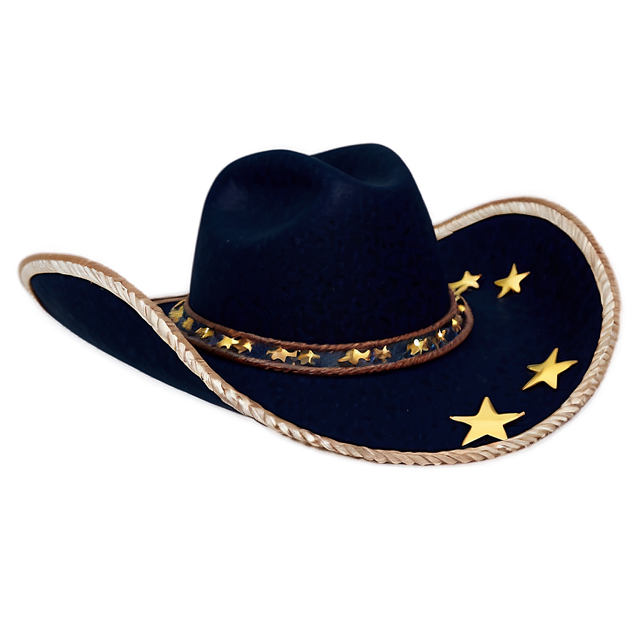 Cowboy Hat With Stars Png 04292024 PNG