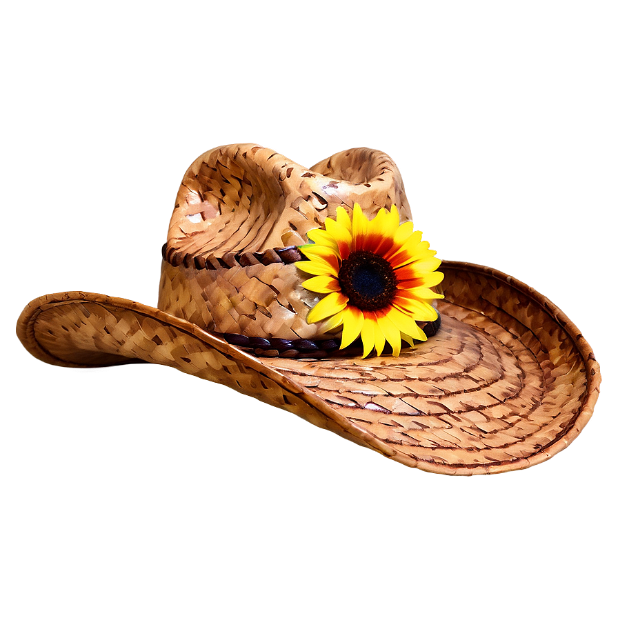 Cowboy Hat With Sunflower Png 15 PNG