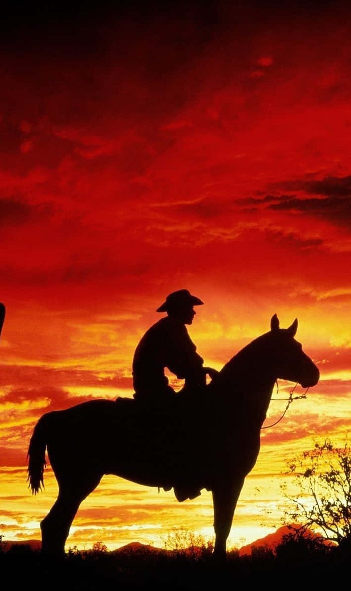 Guardaquesta Fantastica Immagine Di Cowboy Per Iphone! Sfondo