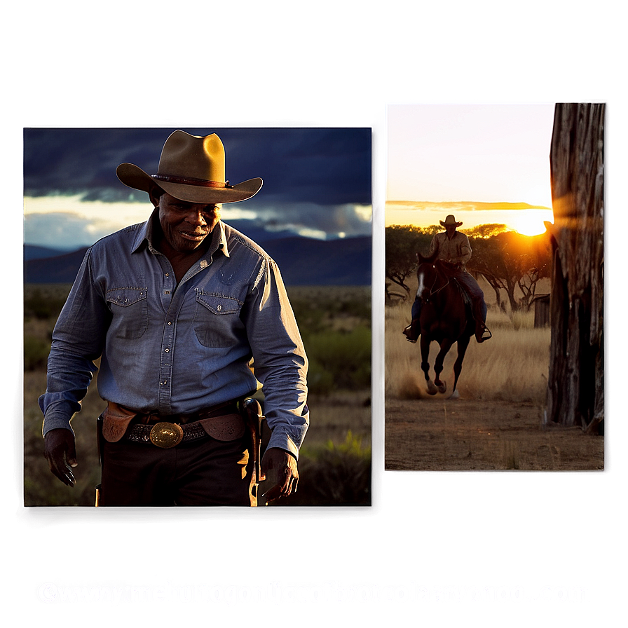 Cowboys At Dusk Png Fpo PNG