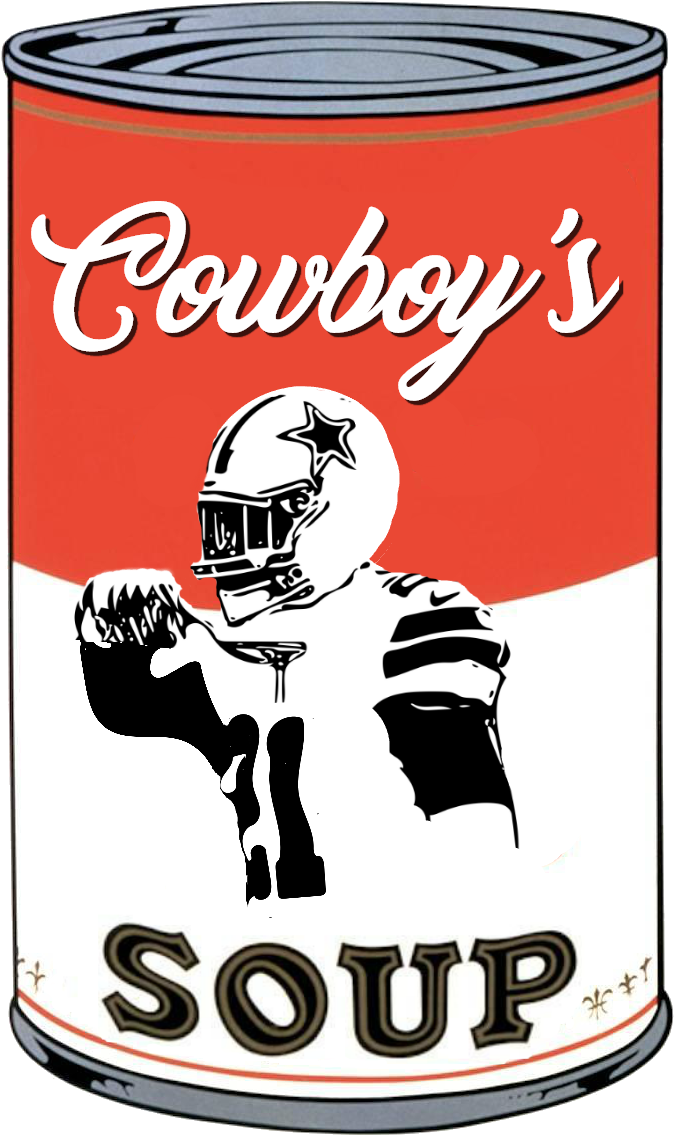 Cowboys Soup Can Graphic PNG