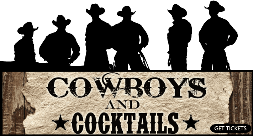 Cowboysand Cocktails Event Banner PNG