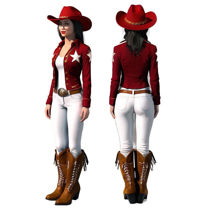 Download Cowgirl Costume Design Png 06112024 | Wallpapers.com