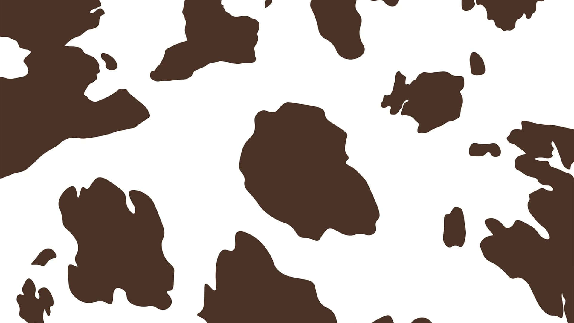 Animated White And Brown Cowhide Background