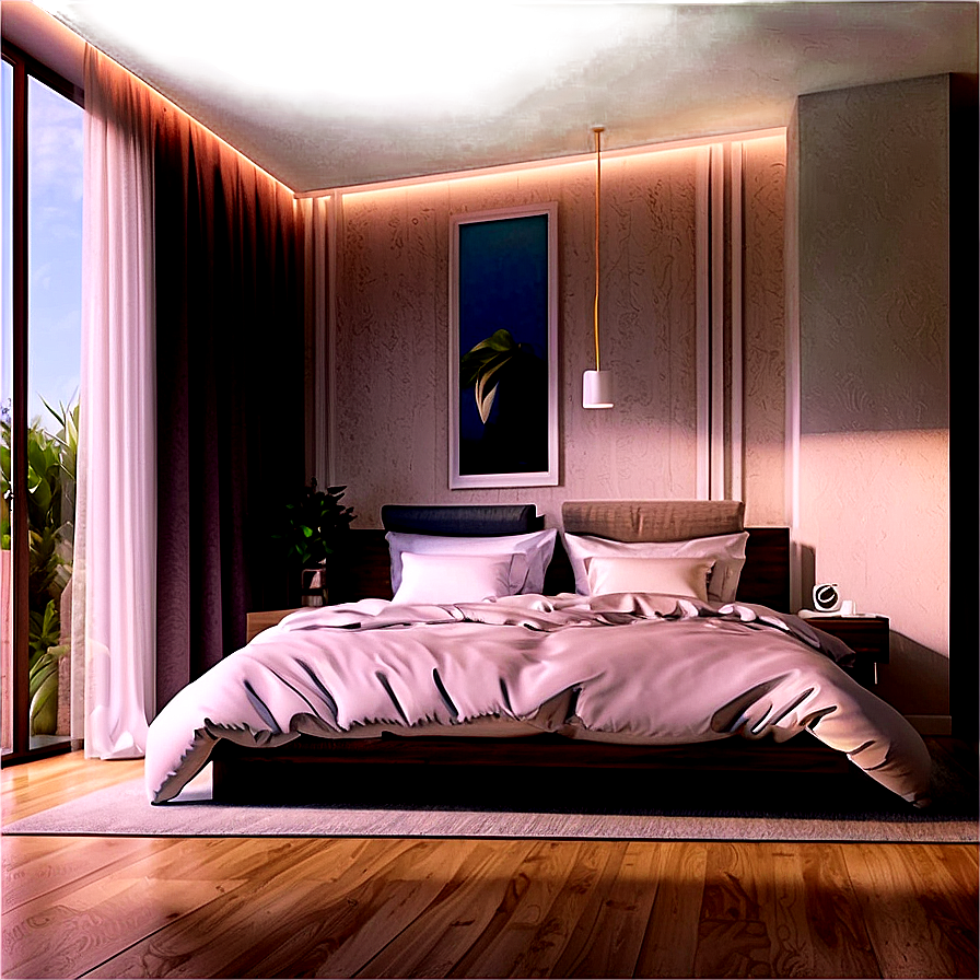 Cozy Airbnb Room Png 06202024 PNG