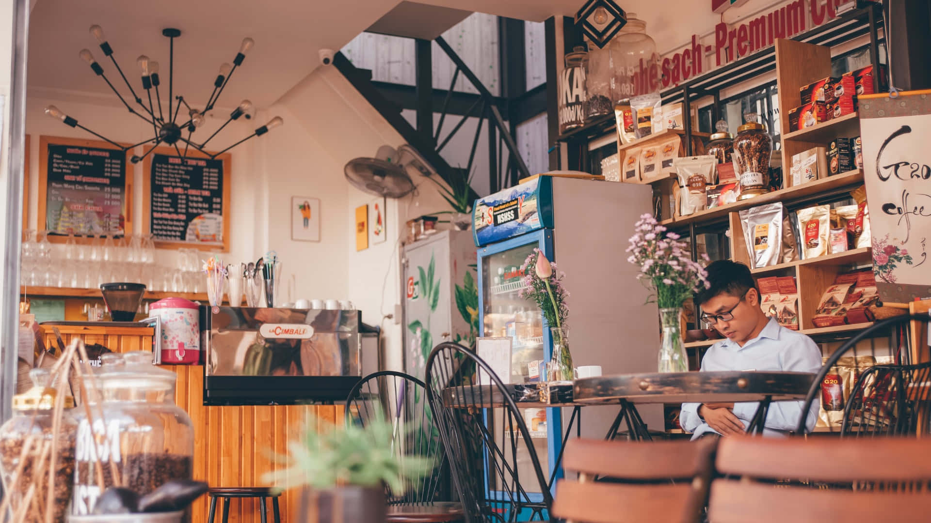 Cozy And Inviting Coffee Shop Interior