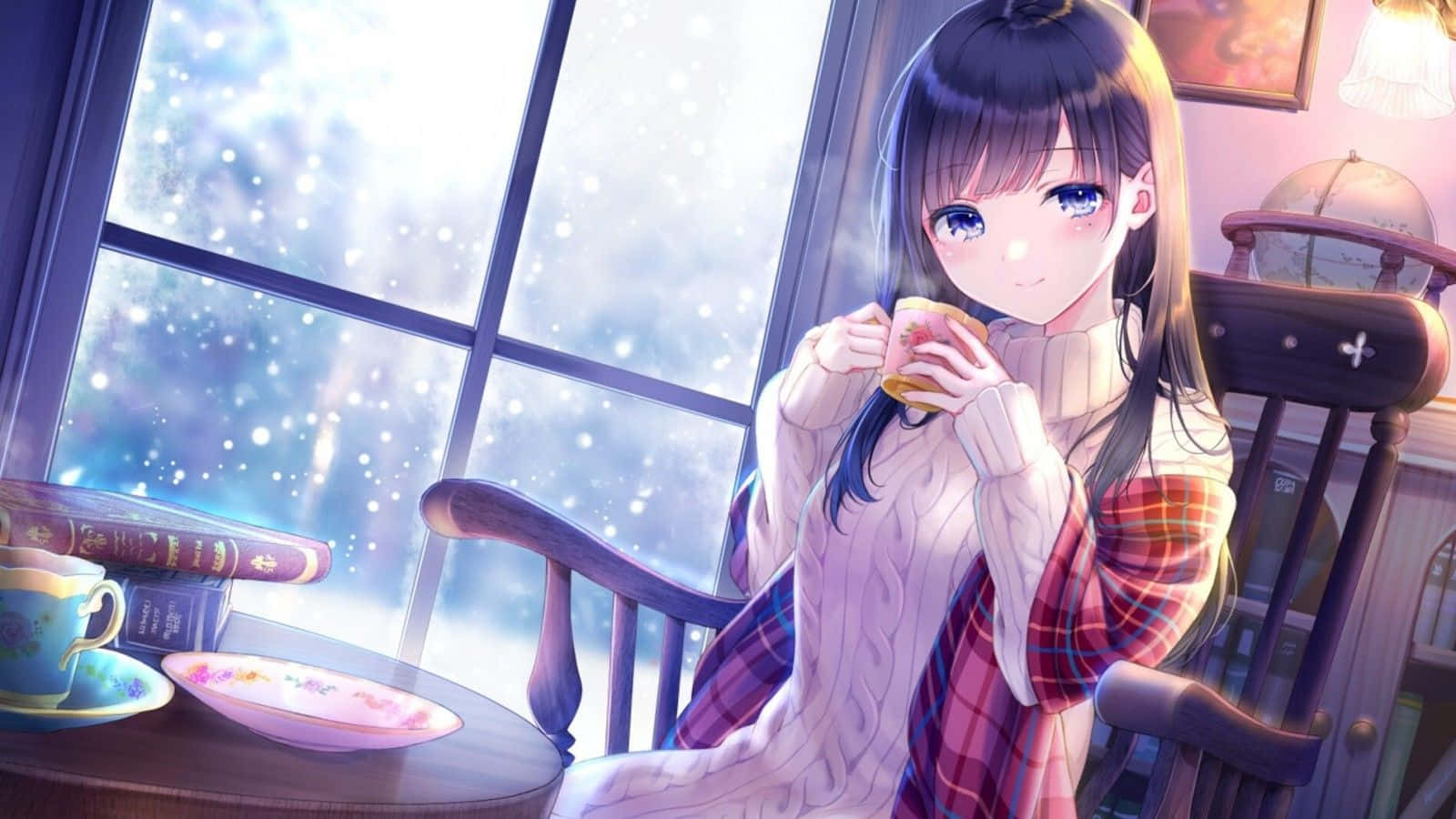W/, winter cozy anime HD wallpaper | Pxfuel