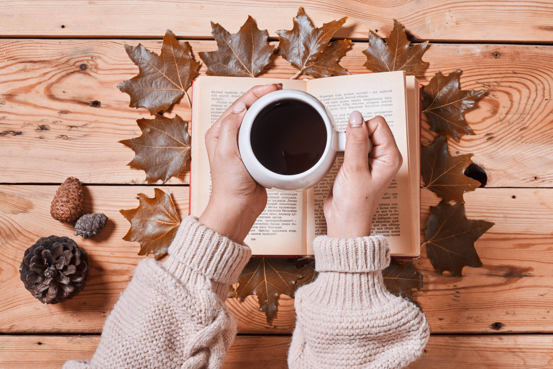 Cozy Autumn Coffee Wallpaper