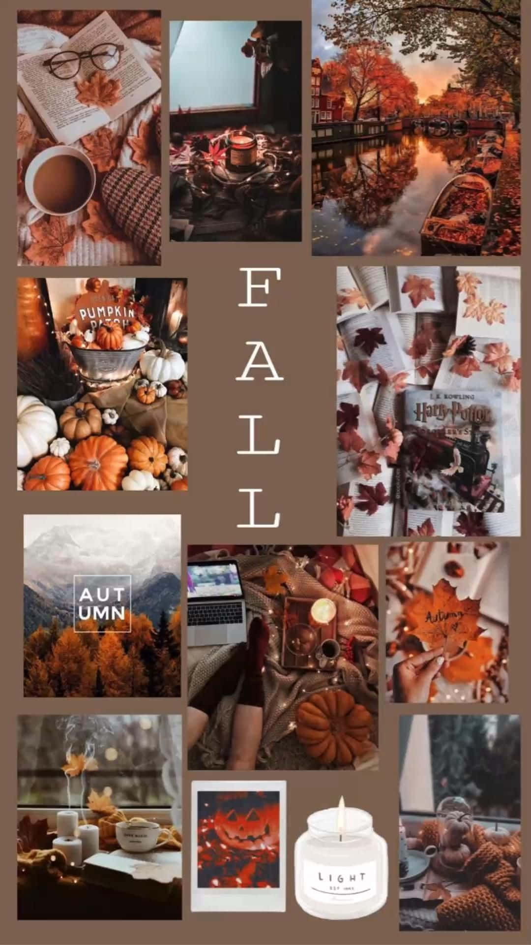 Cozy Autumn Collage Wallpaper