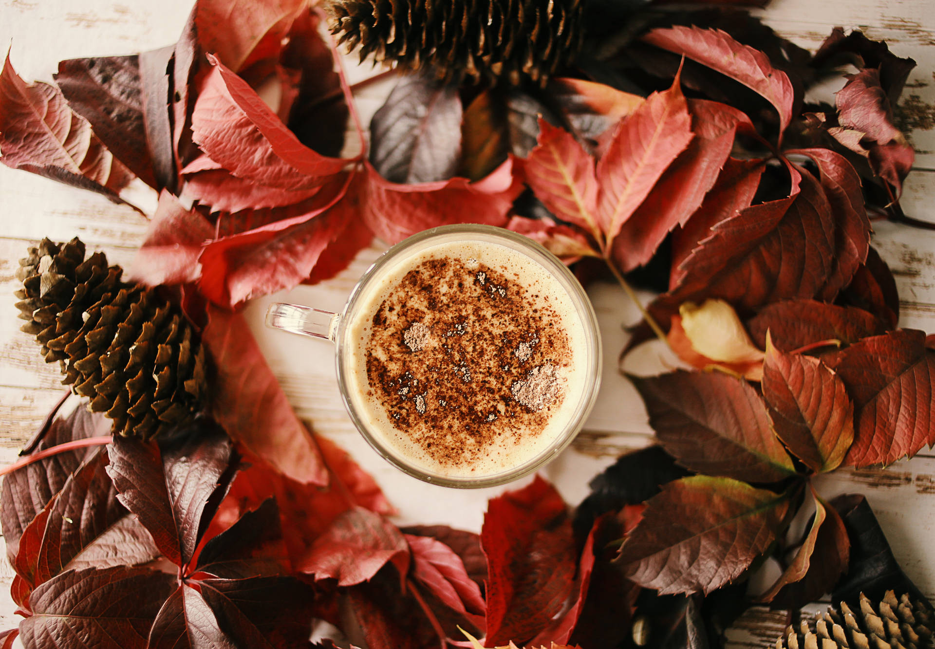 Cozy Autumn Hot Drink Picture