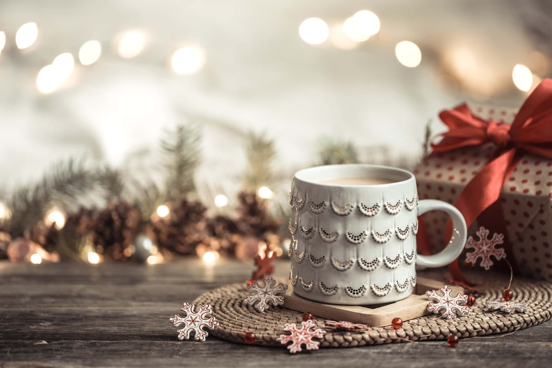 Cozy Christmas Christmas Mug Wallpaper