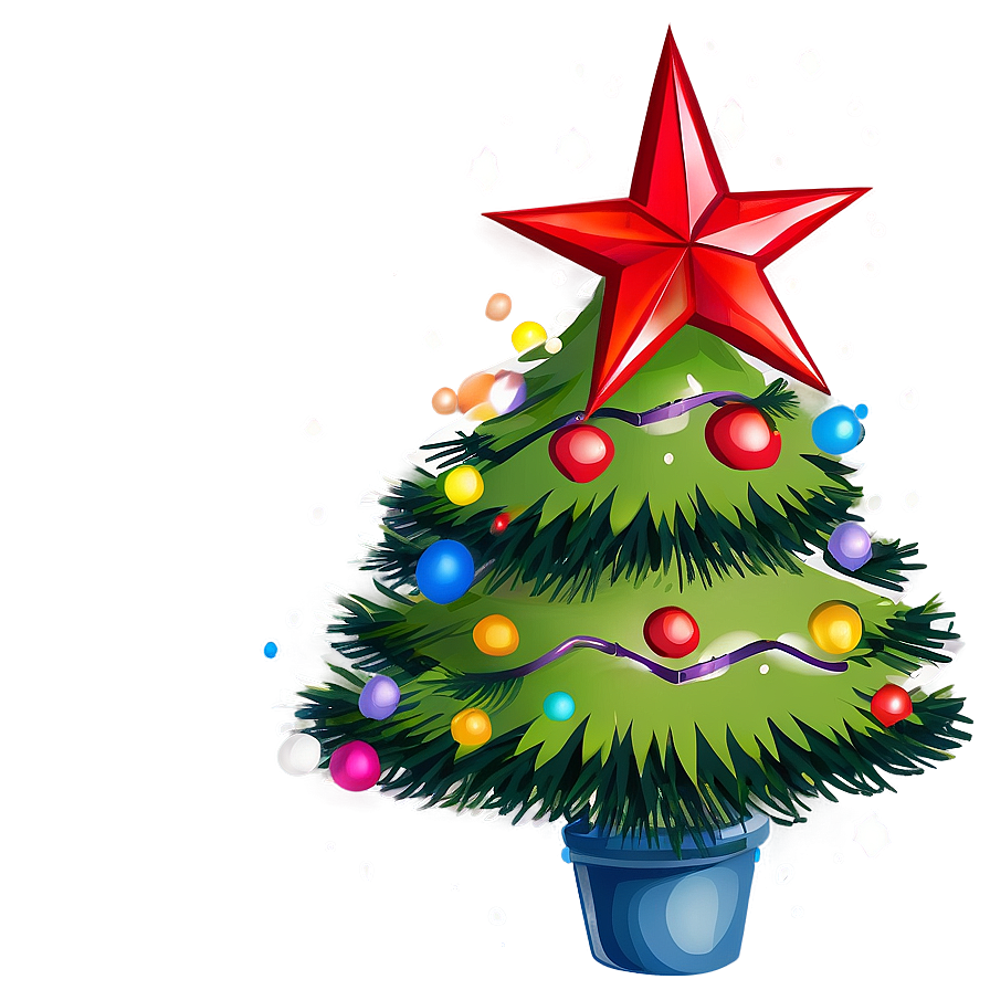 Cozy Christmas Tree Png Xvc22 PNG