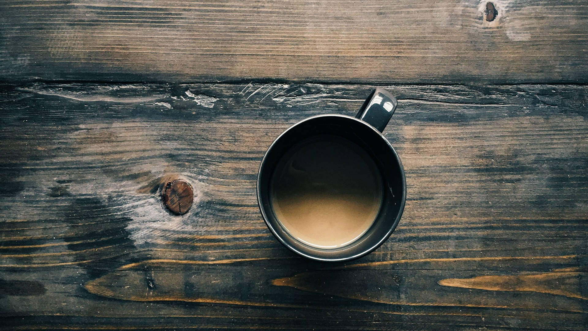 Cozy Coffee Cup On A Wood Wallpaper
