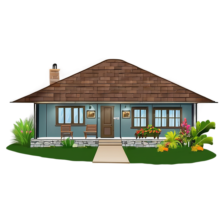 Cozy Cottage Home Png Yls PNG