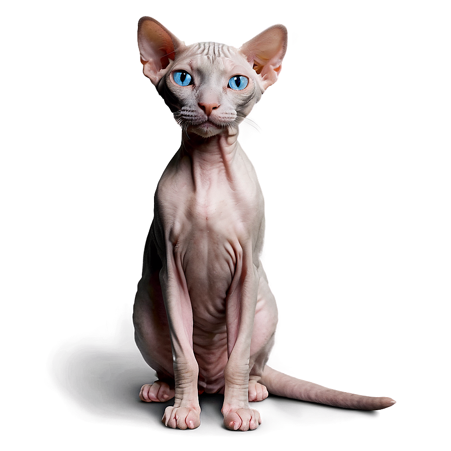 Cozy Hairless Cat Png 12 PNG