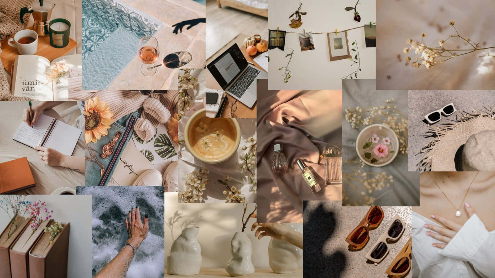 Cozy Lifestyle Collage.jpg Wallpaper