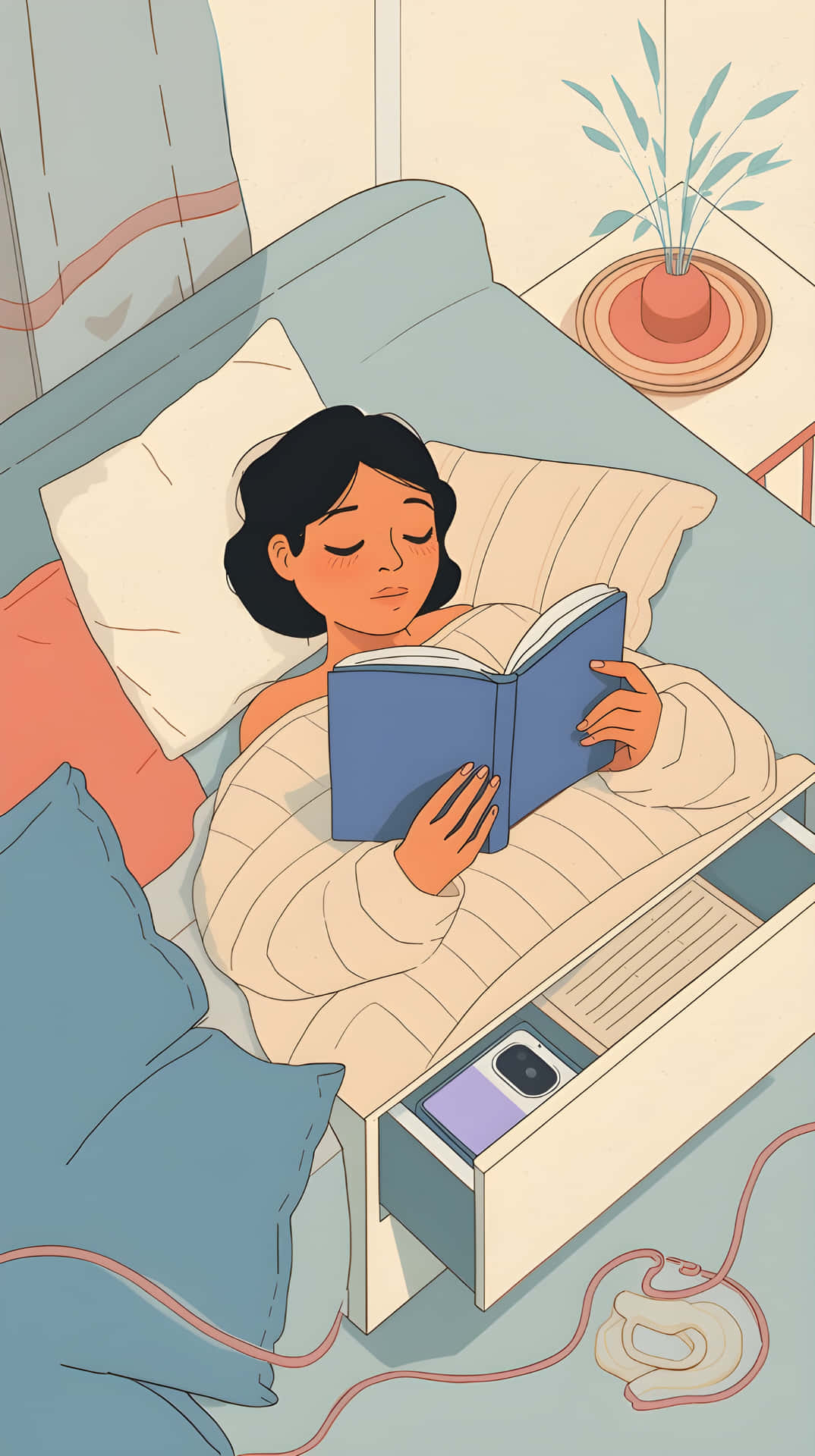 Cozy Reading Day Wallpaper