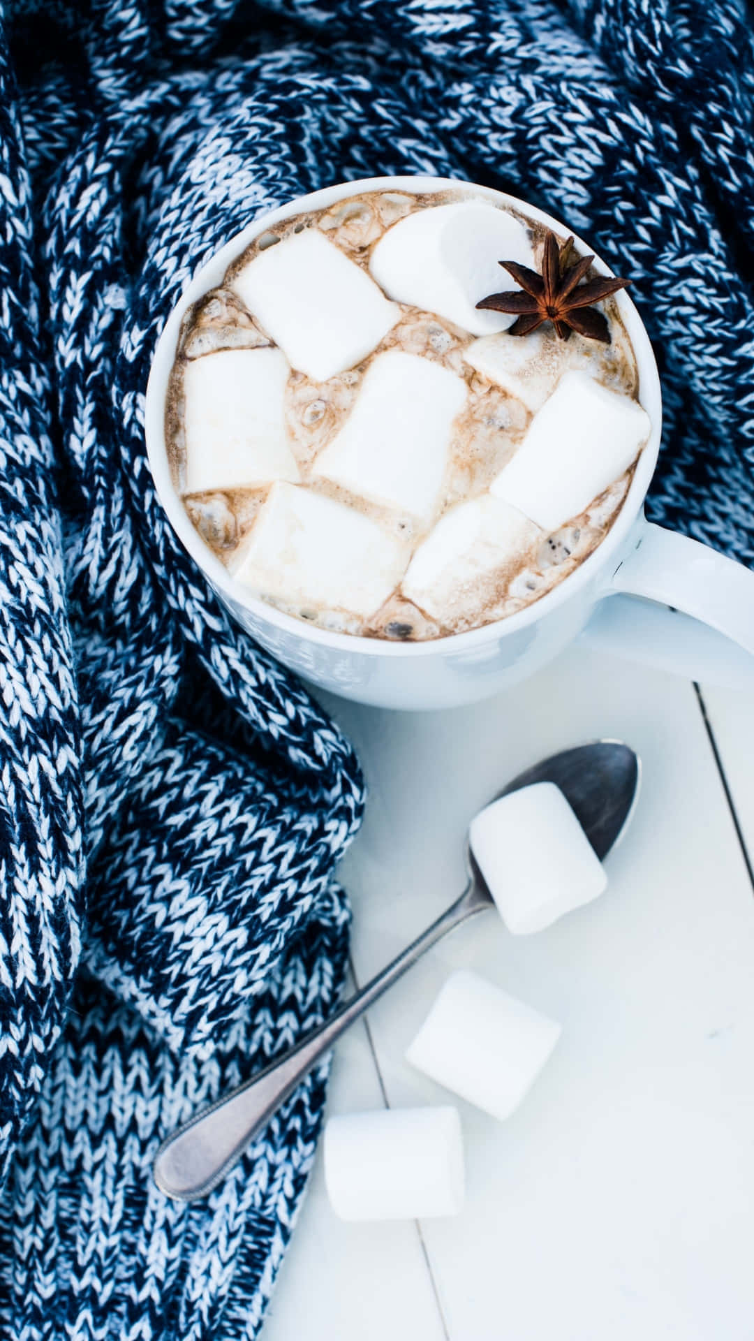 Cozy Winter Hot Chocolate Wallpaper