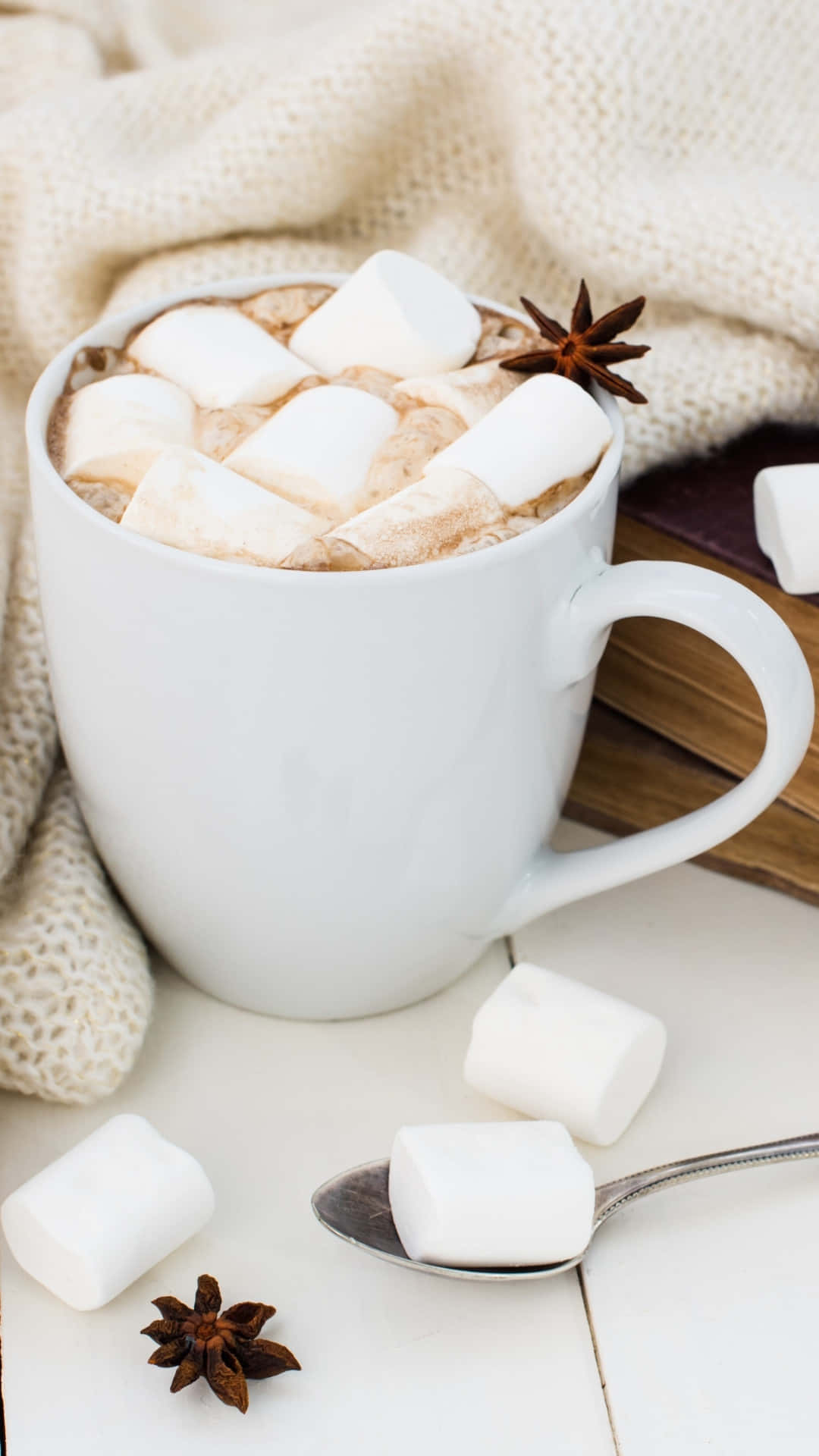 Cozy Winter Hot Chocolate Wallpaper