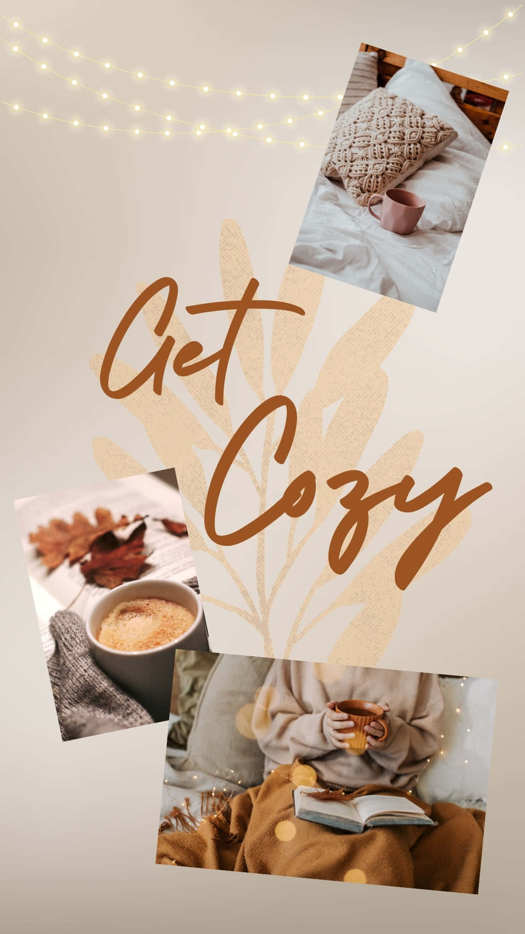 Cozy Winter Mood Collagei Phone Wallpaper Wallpaper