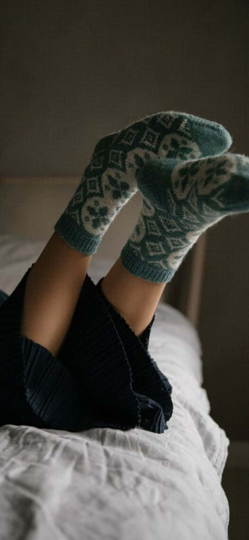 Cozy Winter Socks Wallpaper