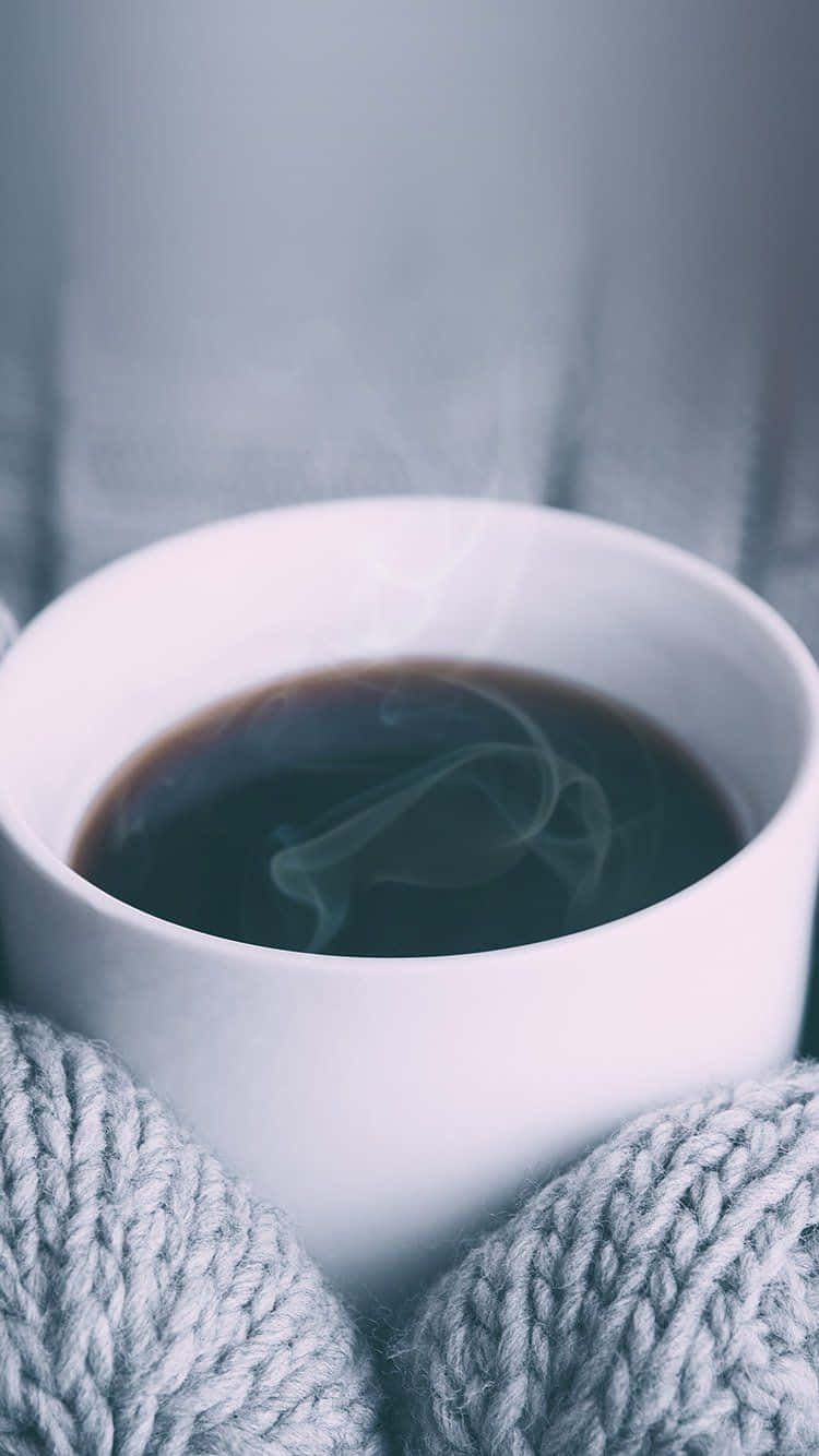 Tazzadi Caffè Accogliente Invernale Su Tumblr. Sfondo