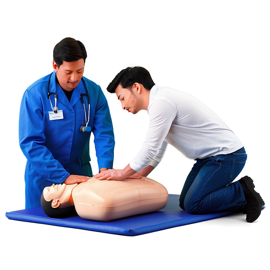 Cpr Procedure Illustration Png 06122024 PNG