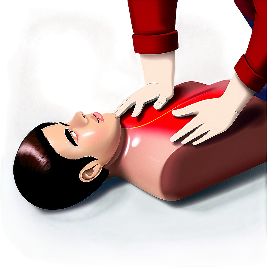 Cpr Procedure Illustration Png Mkx4 PNG