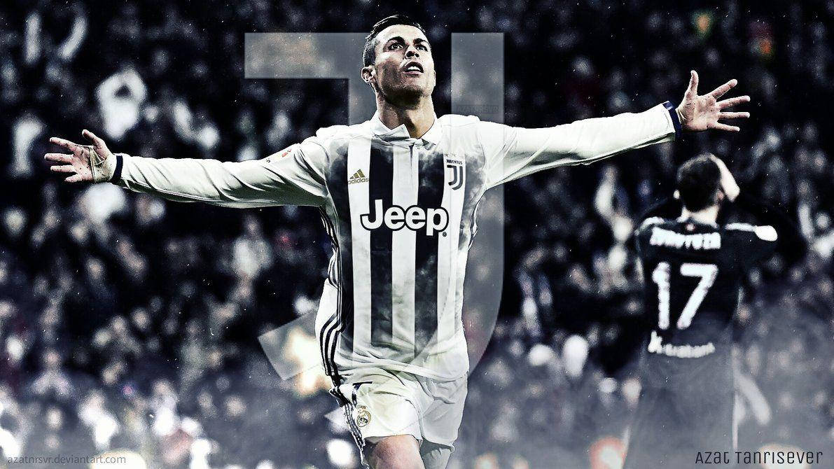 Cr7 Black And White Background