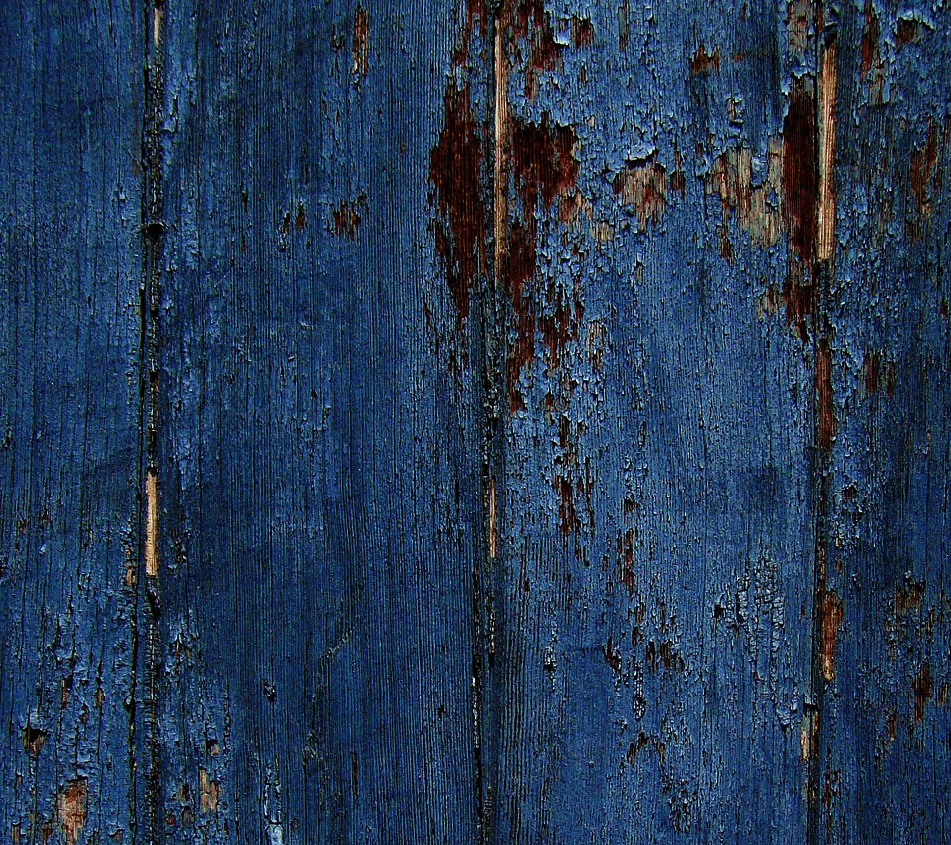 Cracked Blue Paint Material Texture Wallpaper