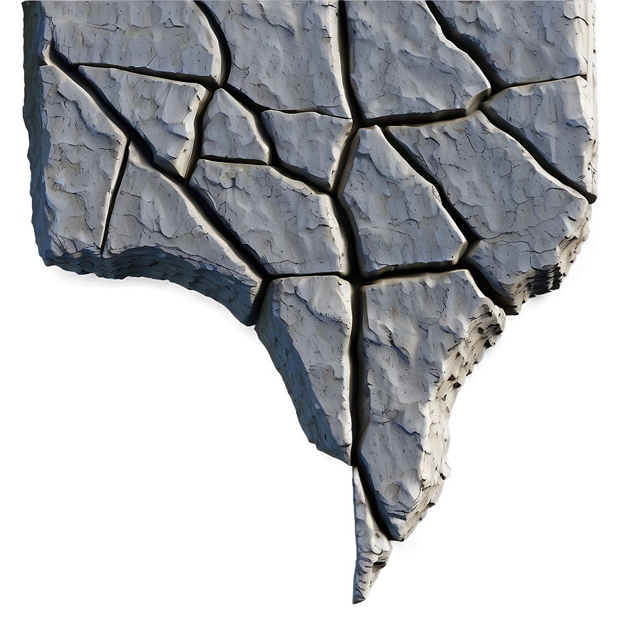 Cracked Stone Slab Png Ivb88 PNG